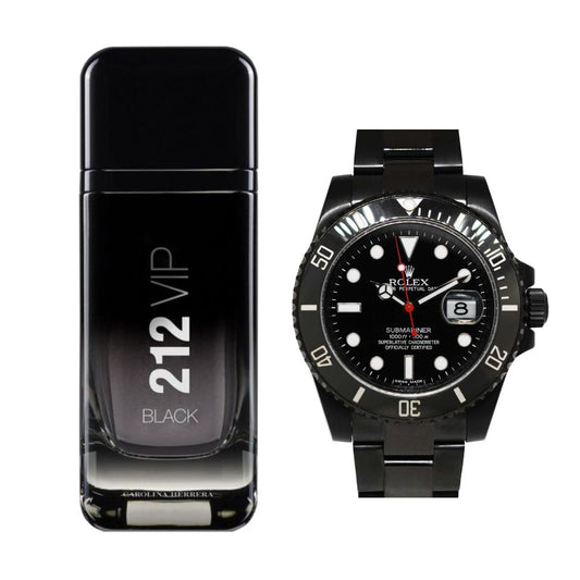 212 VIP + Reloj Rolex